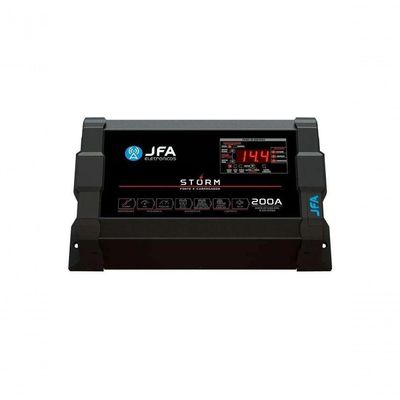 Fonte E Carregador De Bateria Jfa 200a Storm Plus Mono 220v