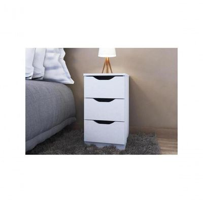 Gaveteiro Com 3 Gavetas Multivisão Branco