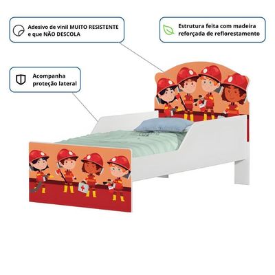 Mini Cama Bombeiros Quartel