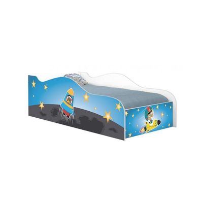 Mini Cama Fun Astronauta E Foguete Infantil Com Colchão