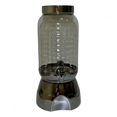 Suqueira Com Torneira E Suporte 3,6lt Wave Luxo Chumbo Bande