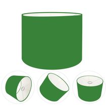 Cúpula Abajur Cilíndrica Cp-7016 ø35x30cm Verde Folha