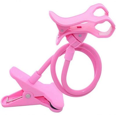 Suporte Celular Garra Cabeceira Cama Escrivaninha Escritório Rosa