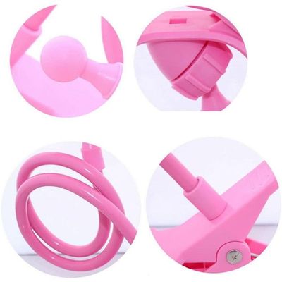 Suporte Celular Garra Cabeceira Cama Escrivaninha Escritório Rosa