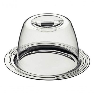 Porta-queijo Tramontina Ciclo Em Aço Inox 20cm