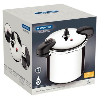 Panela De Pressão Tramontina Valência Alumínio 24cm 10l