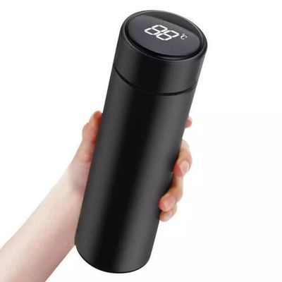 Garrafa Inox Digital 480ml Termometro Termica Display Lcd Bebida Quente Gelada Portatil Academia