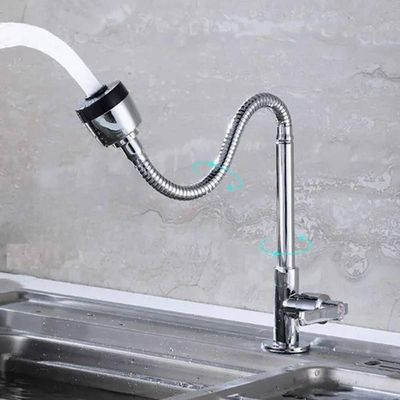 Torneira Gourmet Flexível De Bancada Com Ducha Encaixe 1/2''