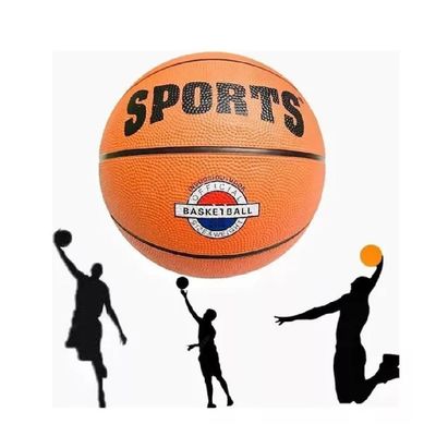 Bola Basquete Peso Tamanho Sports Oficial Numero 7 Basketball Quadra Laranja Treinamento Escola
