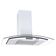 Coifa De Parede 80cm Vidro Curvo Slim Fogatti Branco 110V