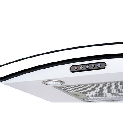 Coifa De Parede 80cm Vidro Curvo Slim Fogatti Branco 110V