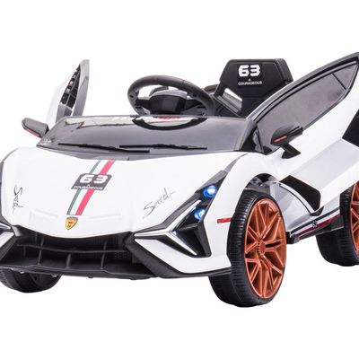 Carrinho Esportivo Elétrico Infantil - Branca