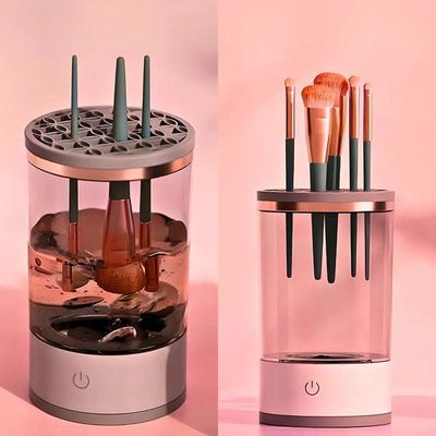 Lavador Pincel Maquiagem Eletrico Rapido Pratico Recarregave