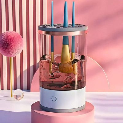 Lavador Pincel Maquiagem Eletrico Rapido Pratico Recarregave