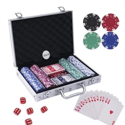 Maleta Poker 200 Fichas Alumínio Profissional Kit Completo