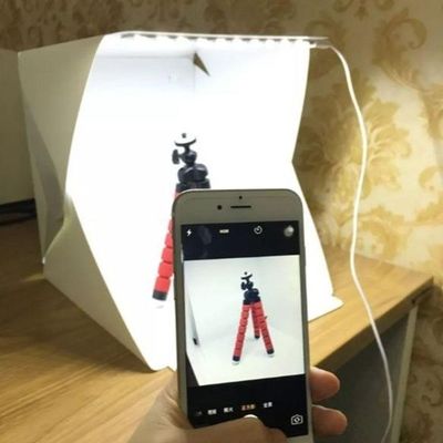 Mini Estúdio Fotográfico Led Portátil Cabine Fotografia