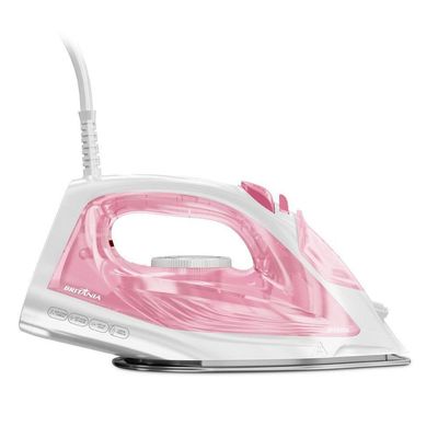 Ferro De Passar A Vapor Britânia Rosa Vapor Extra BFVE01A 220V