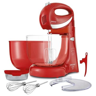Batedeira Philco Paris Cristal Maxx Vermelha 400W 220V