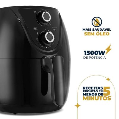 Air Fryer Britânia 3,8L Bella Cuccina Sem Óleo 1500W BCFR04 110V