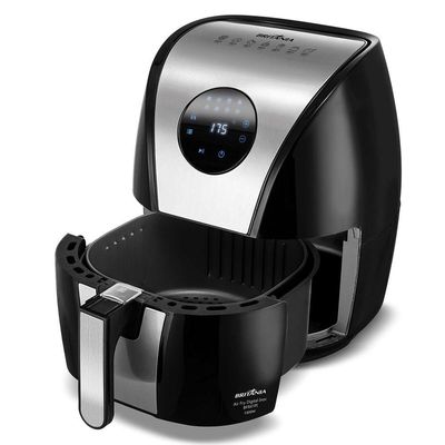 Air Fryer Britânia 5L Antiaderente Digital Inox 1500W BFR41PI 220V