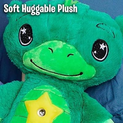 Urso Pelúcia Projetor Estrelas Ursinho Abajur Musical Bebê