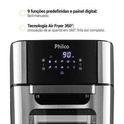 Air Fryer Oven Philco 12L 4 Em 1 1800W PFR2200 220V