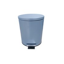Lixeira Redonda com Pedal Multiuso Aço 3 litros - Cinza Matte