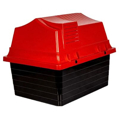 Casa Casinha Pet Cachorro Cães Gatos Peq. Porte Nº2 Vermelha