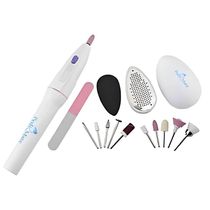 Kit Completo Para Pedicure E Manicure Removedor De Calos, Polidor, Lixador E Esfoliador - A Pilha