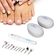 Kit Completo Para Pedicure E Manicure Removedor De Calos, Polidor, Lixador E Esfoliador - A Pilha
