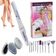 Kit Completo Para Pedicure E Manicure Removedor De Calos, Polidor, Lixador E Esfoliador - A Pilha