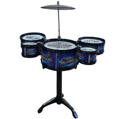 Mini Bateria de Brinquedo com 5 Tambor - Sortida