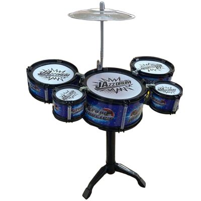 Mini Bateria de Brinquedo com 5 Tambor - Sortida
