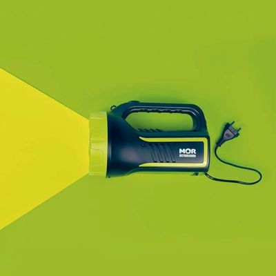 Lanterna Holofote Power Led 265 Lúmens Recarregável - 9184 - Mor