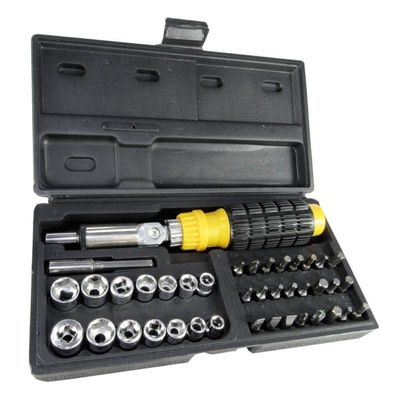 Jogo De Soquetes 1-4"" Com 41 Peças - 5520 - Titanium Jogo De Soquetes 1-4" Com 41 Peças - 5520 - Titanium
