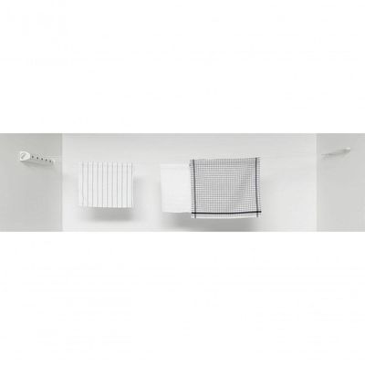 Varal Retrátil De Roupas Para Parede Em Aço Inox 22m Brabantia Branco