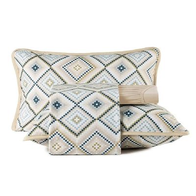 Jogo Cama King 4 Pcs Algodão Malha Fio Penteado Altenburg Branco