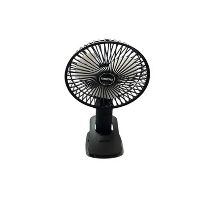 Mini Ventilador de Mesa Recarregável - Preta