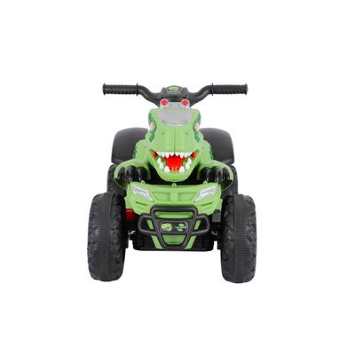 Quadriciclo Elétrico Infantil 6V Dinossauro Rex - Verde