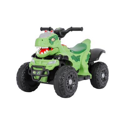 Quadriciclo Elétrico Infantil 6V Dinossauro Rex - Verde