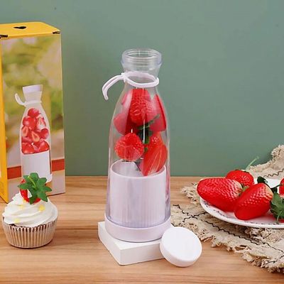 Mini Liquidificador Portatil Garrafa Shake Suco Juice Cup Usb Lilás
