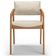 Kit 06 Cadeiras Para Sala De Jantar Estar Living Giorgia L02 Linho Palha - Lyam Decor