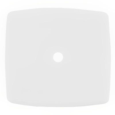 Placa 4x4 Com Furo Com Suporte Branco - Dc-8100-47 - Dicompel