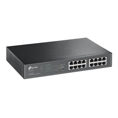 Switch Gigabit Easy Smart 10-100-1000 C- 16 Portas (sendo 8 Poe) Tl-sg1016pe Smb