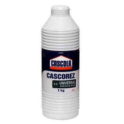 Cola Cascorez Branca 1 Kilo - 1406842 - Cascola Cola Cascorez Branca 1000g Frasco Alba