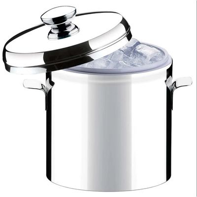 Balde Térmico para Gelo com Tampa Brinox Suprema 2118/101 Aço Inox - 1,5 L Inox