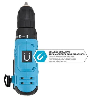 Parafusadeira Philco Force Bivolt 2 em 1 800RPM PPF12 Bivolt