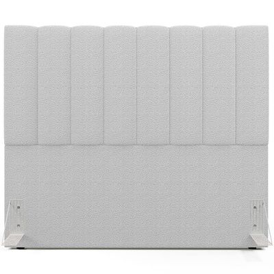 Cabeceira Cama Box Casal 140 cm Dália W01 Bouclê Cinza - Lyam Decor