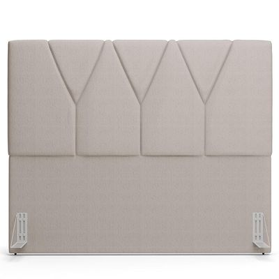 Cabeceira Cama Box Casal King 195 cm Aurora W01 Linho Bege - Lyam Decor