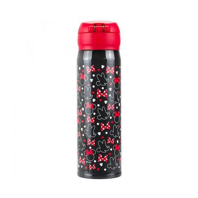 Garrafa Térmica Minnie Preta 400ml Disney
